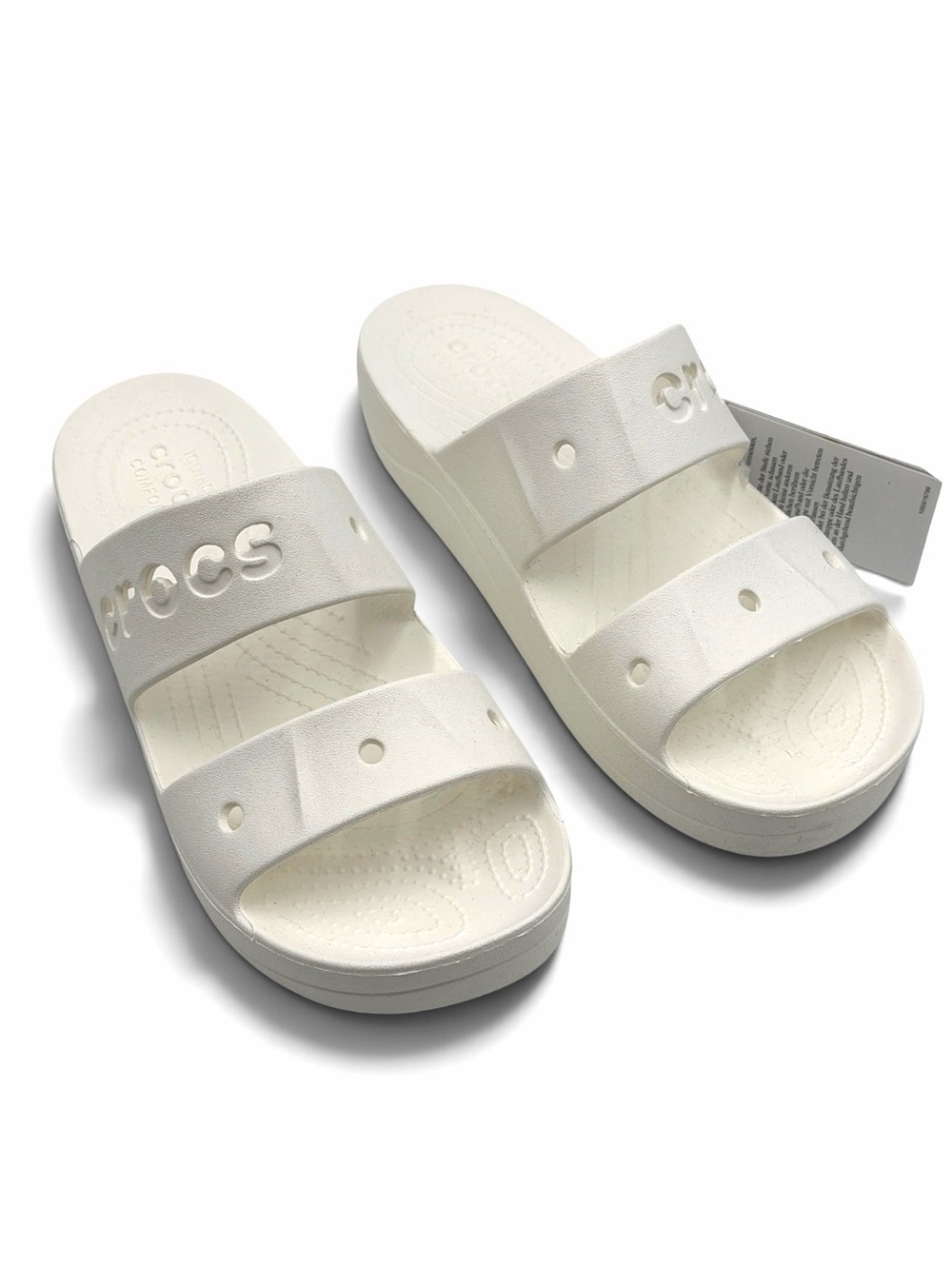 NWT Crocs Baya Platform Double Strap Slide Sandal Women’s Size 10